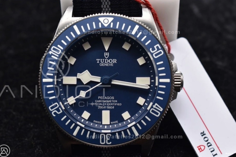 M+ Tudor Titanium Navy Pelagos Blue Edition 1:1 FXD Factory Best 0521